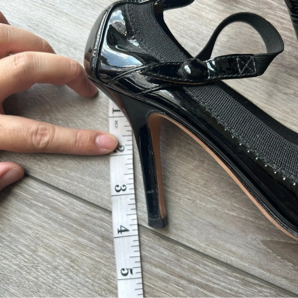 BCBGMAXAZRIA Black Patent Leather Mary Jane Ballet Heels - Picture 16 of 16